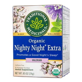Traditional Medicinals Nighty Night Valerian Tea, Organic