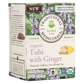 Traditional Medicinals Tulsi with Ginger Tea, Organic