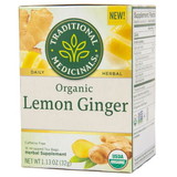 Traditional Medicinals Lemon Ginger Tea, Organic