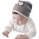 TopTie Baby Cute Owl Beanie Hat for Spring Summer - Gray / Pink