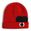 TopTie Baby Lovely Knitted Beanie with Ears & Eyes Hat in Red / Black