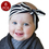 TopTie Striped Headwear / Headband For Toddler, Baby Bowknot Head Wear, 6 Pack