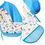 TopTie Art Smock Cartoon Unisex Infant Toddler Baby Long Sleeved Waterproof Bibs