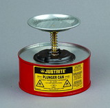BASCO Justrite® Plunger Cans 1 Quart