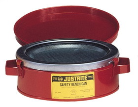 BASCO Justrite&#174; Bench Can Small 1 Quart Parts Washer