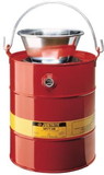 BASCO Justrite® Solvent Safety Drain Cans 5 Gallon