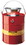 BASCO Justrite&#174; Solvent Safety Drain Cans 5 Gallon, Price/each