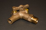 BASCO Self Closing Brass Drum Faucet - 3/4 Inch NPT Inlet With Viton® Seal