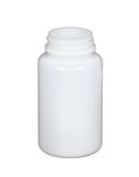 BASCO 4 oz Natural HDPE Wide Mouth Bottle