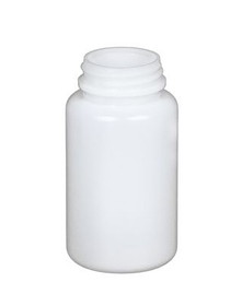 BASCO 4 oz Natural HDPE Wide Mouth Bottle