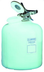 BASCO Justrite&#174; Self Close Safety Can for Corrosives 2 Gallon Wide Mouth