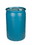 BASCO 1395-M Blue 30 Gallon Plastic Barrel - Tight Head, UN Rated, Price/Each
