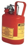 BASCO Justrite® Type I Oval Polyethylene Safety Cans 1 Gallon
