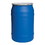BASCO Eagle&#174; 55 Gallon Open Head Plastic Drum, UN Rated, Lever Lock, Straight Sided - Blue, Price/each