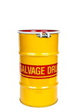 BASCO 15 Gallon Steel Salvage Drum, Bolt Ring, Lined