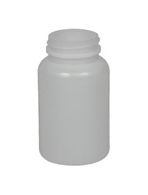 BASCO 6.75 oz Natural HDPE Wide Mouth Bottle