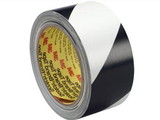 BASCO Vinyl Safety Marking Tape - 2 Inch x 18 Yards - Black/White