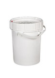 BASCO 2375-NG 5 Gallon Plastic Bucket - White, UN Rated