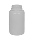 BASCO 8 oz Natural HDPE Wide Mouth Bottle