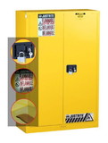 BASCO Justrite® Flammable Liquid Storage Cabinet 2 Door Self Closing