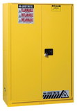 BASCO Justrite ® Flammable Liquid Storage Cabinet Self Closing Sliding Door