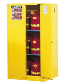 BASCO Justrite&#174; Flammable Liquid Storage Cabinet 2 Door Self Closing