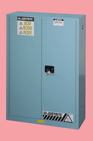 BASCO Justrite&#174; Steel Corrosive Safety Cabinet 2 Door Self closing