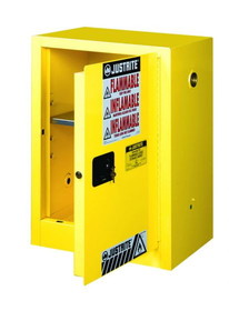 BASCO Justrite&#174; Safety Cabinet Compact 1 Door Manual