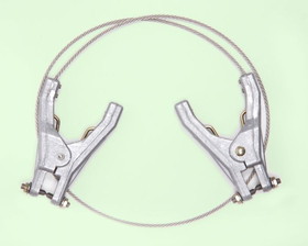 BASCO Dual Plier Clamps and 3 ft Stainless Steel Cable