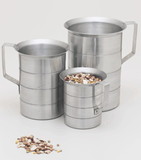 BASCO 1 Pint Seamless Aluminum Liquid Measuring Cup