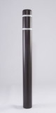 BASCO Bollard Cover Brown Sleeve With White Tape 4.5  Inch I.D. x 52  Inch H