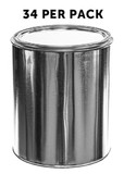 BASCO 1 Gallon Unlined Tall Metal Paint Can & Lid Arco Pack