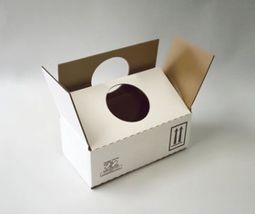 BASCO Hazmat Shipper Box Holds One - 1 Quart Paint Can - 4G Packaging