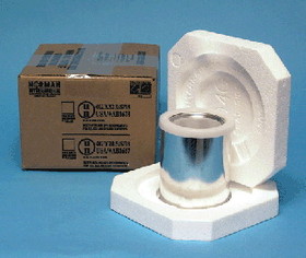 BASCO HAZMAT Packaging -  4G Box - 1 Quart Paint Can - Foam
