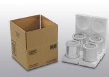 Basco HAZMAT Packaging With Four 1 Quart Paint Cans