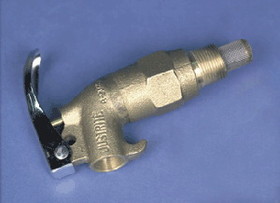BASCO Justrite&#174; Rigid 3/4 Inch Brass Safety Faucet