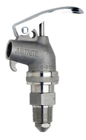 BASCO Justrite&#174; Adjustable 3/4 Inch Stainless Steel Safety Faucet
