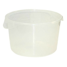 BASCO 12 Qt Round Rubbermaid&#174; Food Storage Container - Semi-Clear Poly