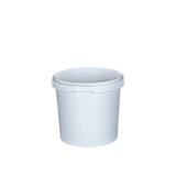 BASCO 1/4 Gallon Round Plastic Container IPL Commercial Series