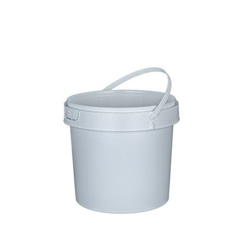 60383-001-08 1 Gallon Round Plastic Container - Handle - IPL Commercial  Series - Basco USA