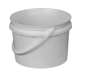 BASCO IPL Industrial Series 1 Gallon Round Plastic Container with Handle