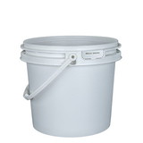 BASCO 3 Gallon Round Plastic Container with Handle - IPL Industrial Series