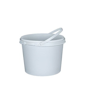 BASCO 10 lb Round Plastic Container - IPL Commercial Series