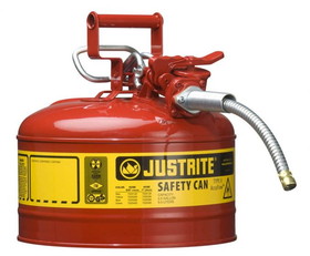 BASCO Justrite &#174; Accuflow Steel Safety Can 2 1/2 Gallon