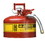 BASCO Justrite &#174; Accuflow 2 1/2 Gallon Type II Steel Safety Can, Price/each