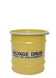 BASCO 8 Gallon Steel Salvage Drum, Bolt Ring, Rust Inhibitor