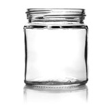 Basco BG-47161 4 oz Straight Sided Glass Jar