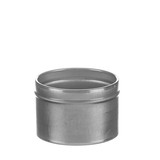 BASCO 3 oz Seamless Deep Round Tin Can
