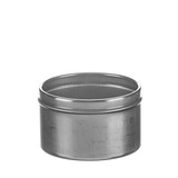 BASCO Seamless 4 oz Deep Round Tin Can