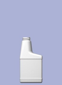 Basco BOT1059 8 oz White HDPE Bottle